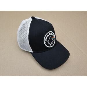 Pink Floyd Trucker Hat Prism Logo Snapback American Needle Black & White
